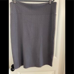 Charcoal Gray Pencil Skirt